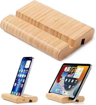 Bamboo Phone Stand — Desktop