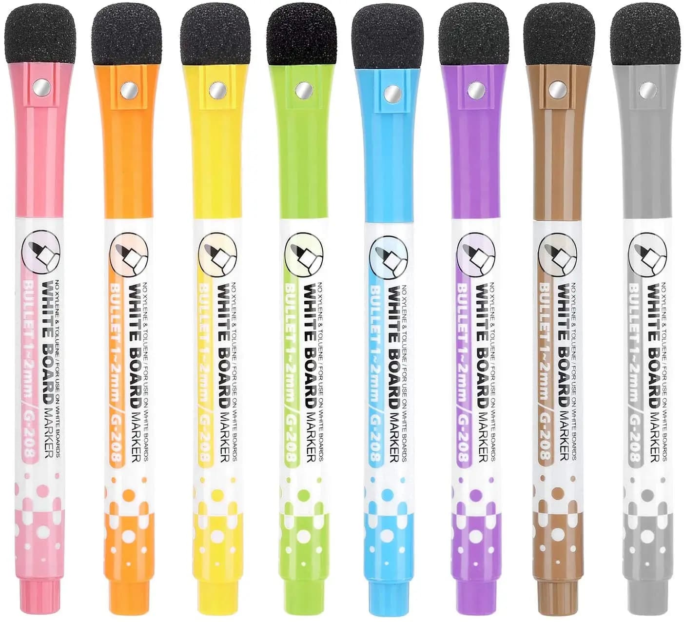 Magnetic Whiteboard Markers (8-Pack)